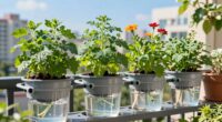 auto irrigation balcony planters