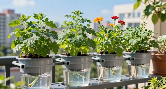 auto irrigation balcony planters