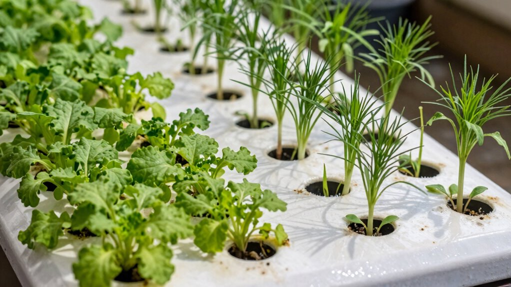 balanced nutrients and lighting