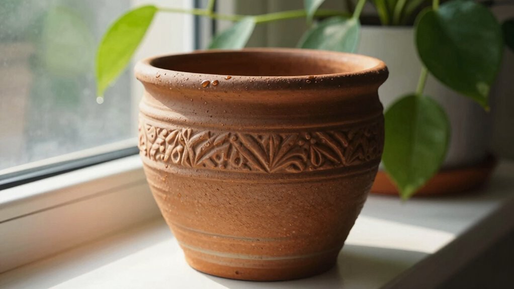ceramic pots improve moisture retention