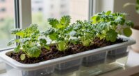 consistent herb watering system