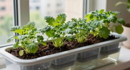 consistent herb watering system