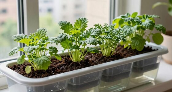 consistent herb watering system