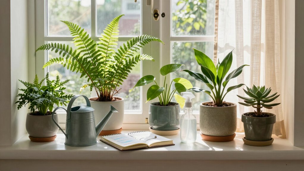 consistent soil and watering care