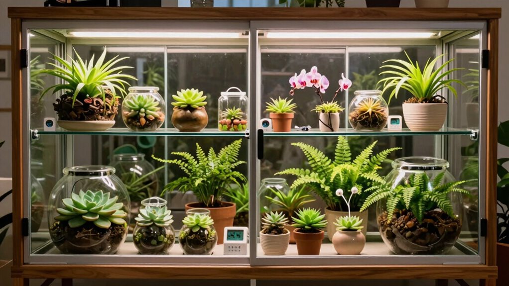 controlled customizable indoor gardening