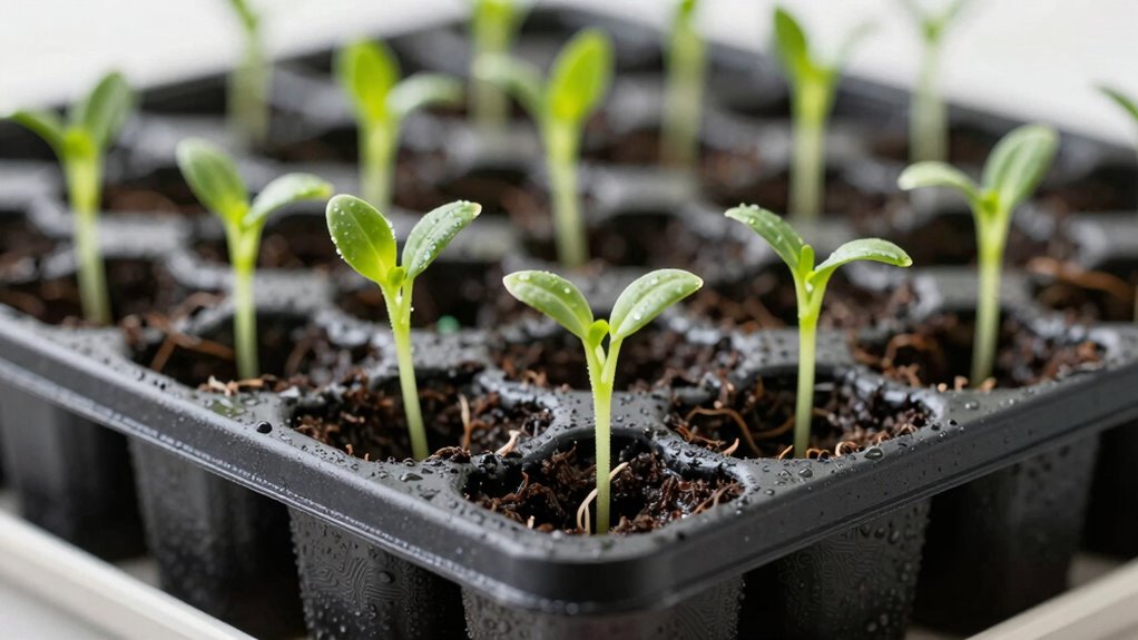 controlled hydroponic seedling growth