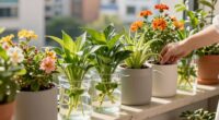 convenient indoor plant watering