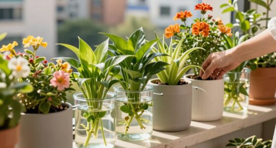 convenient indoor plant watering