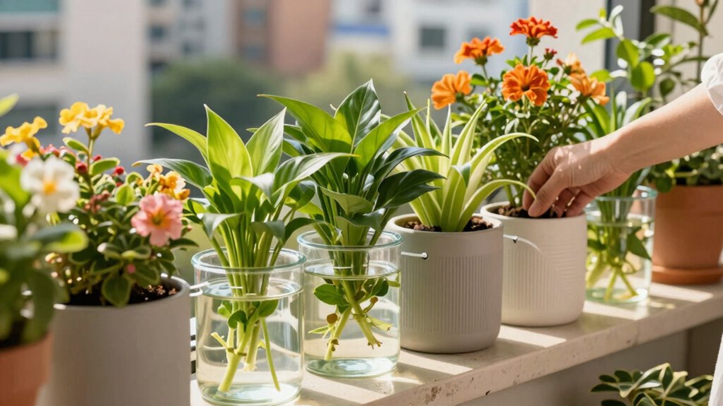 convenient indoor plant watering