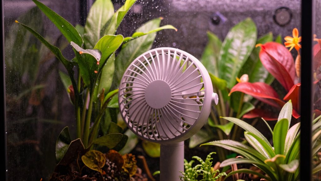 cooling airflow for plants