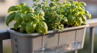 efficient herb watering system