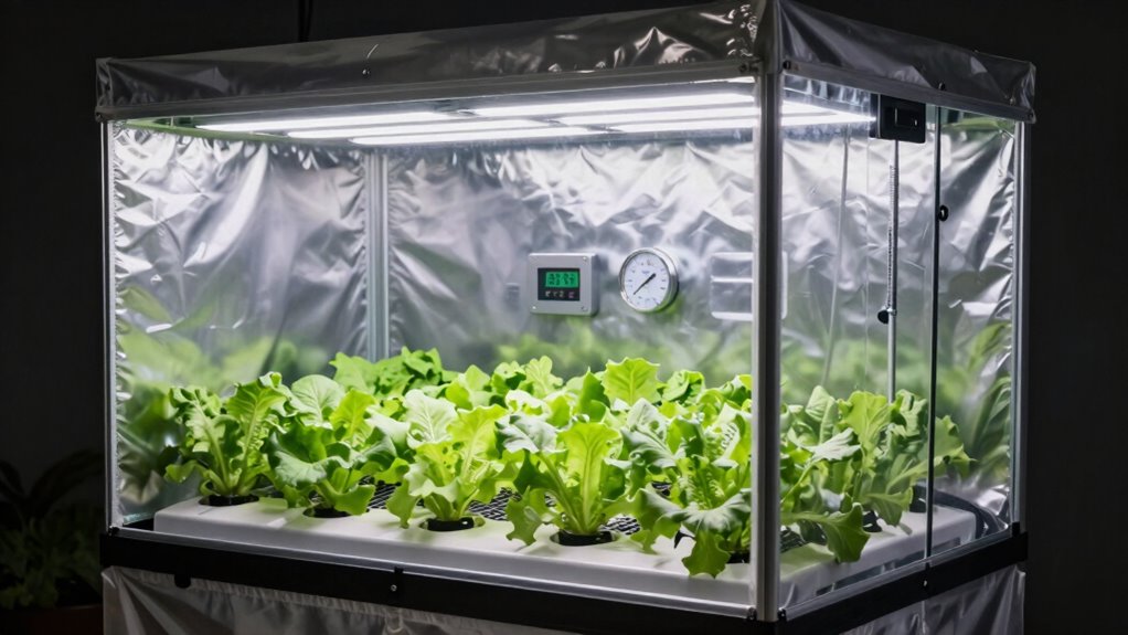 environmental control in hydroponics