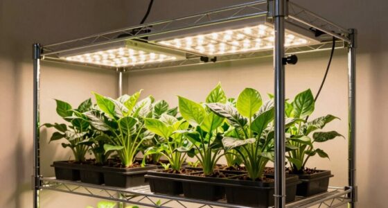 grow light shelving options
