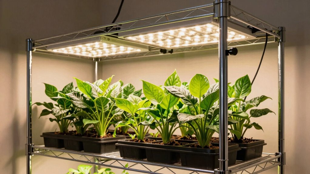 grow light shelving options