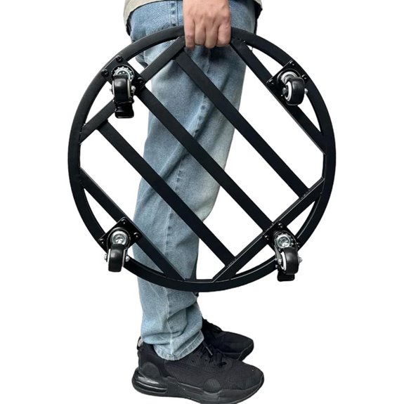 heavy duty round plant stand