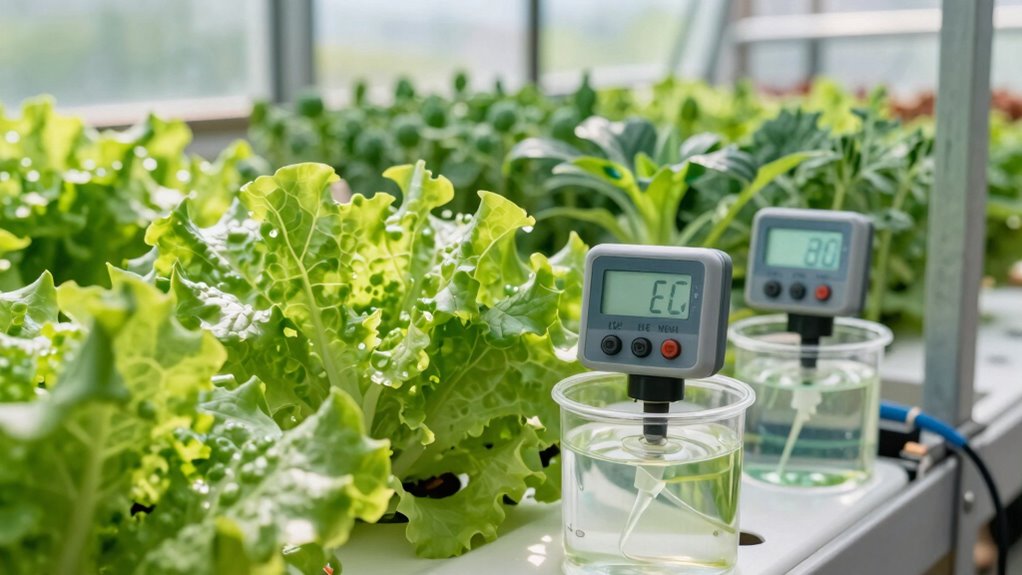 hydroponic nutrient solution measurement