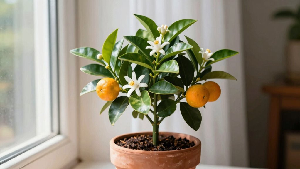 indoor citrus container care