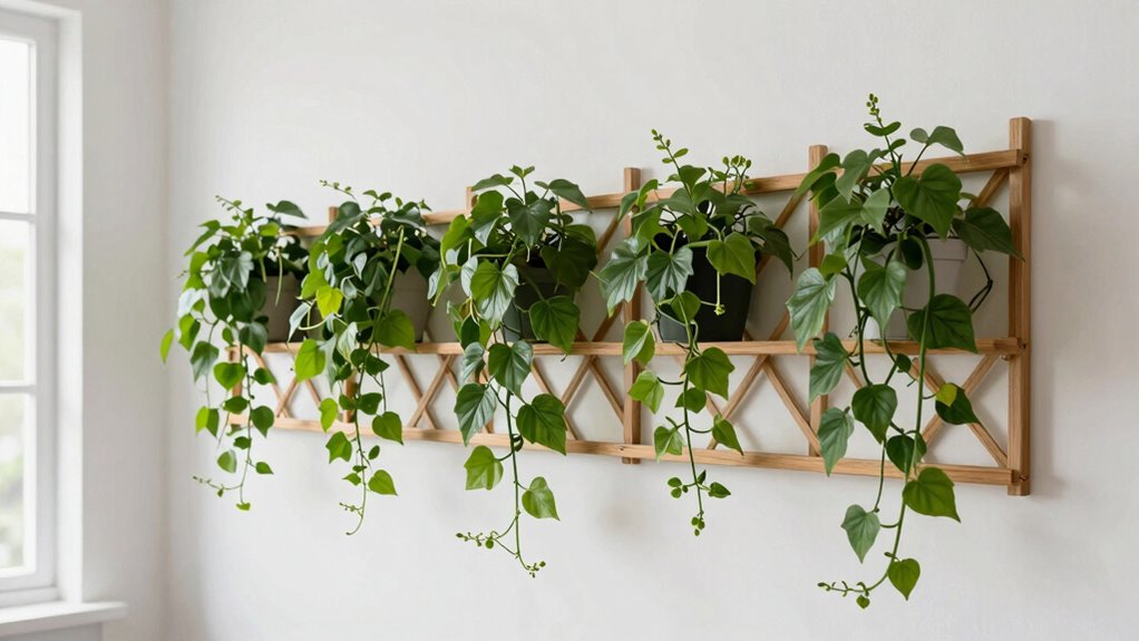 indoor climbing plant support options