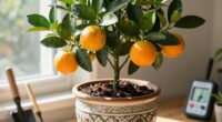 indoor dwarf citrus containers
