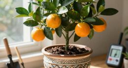 indoor dwarf citrus containers