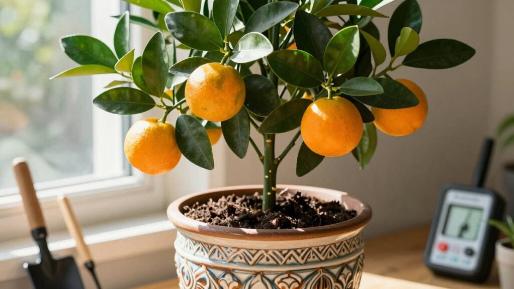 indoor dwarf citrus containers