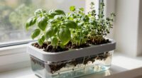 indoor herb watering method