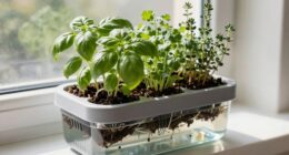 indoor herb watering method