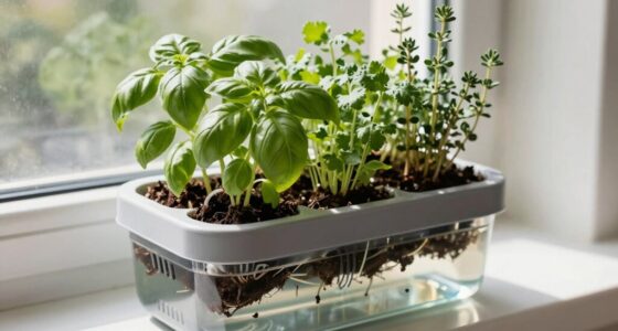 indoor herb watering method