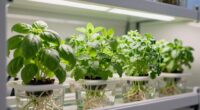indoor hydroponic herb cultivation