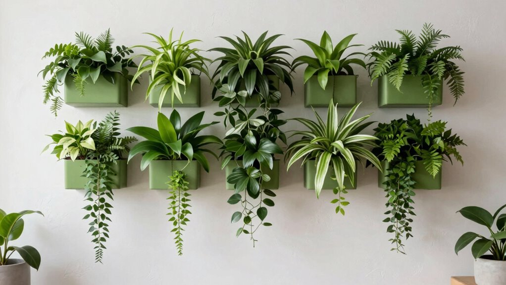 indoor lush green vertical gardens