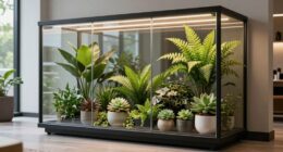 indoor plant display cases