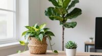 low maintenance office plants