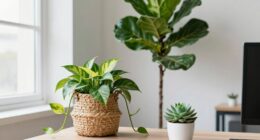 low maintenance office plants