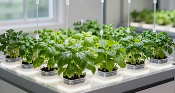 maintain compact hydroponic herbs