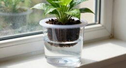 maintain moisture with self watering