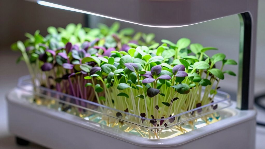 microgreens thrive in hydroponics