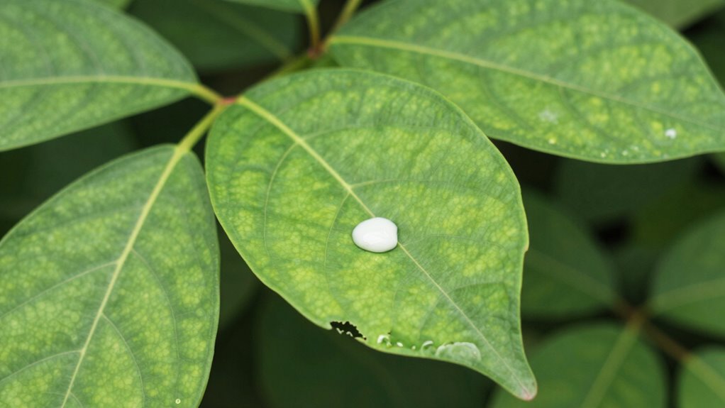 milky sap as defense