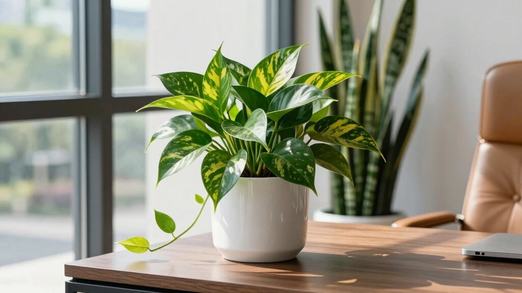 office plants improve health