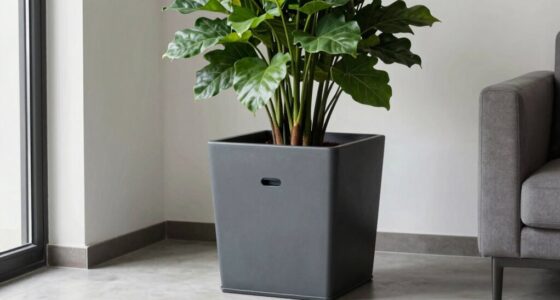 optimal size for floor planters