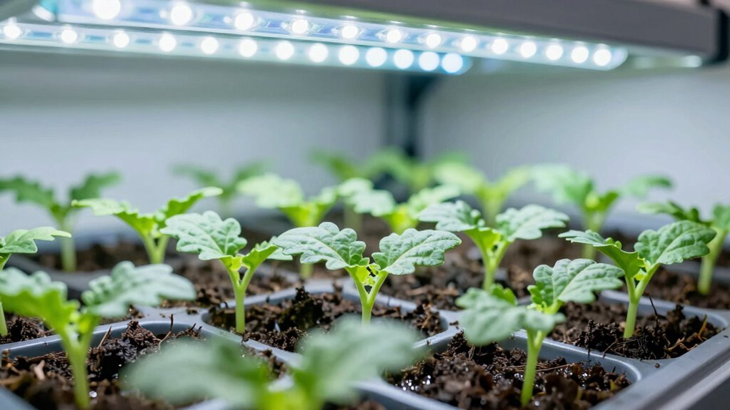 optimized led seedling growth