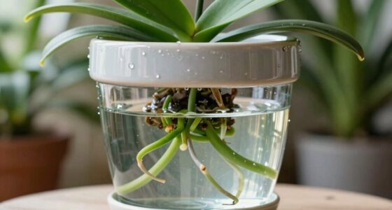 orchid care with self watering