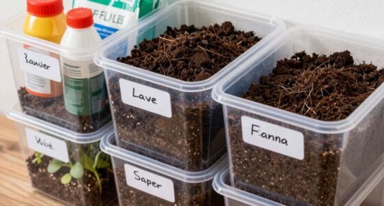 organize store manage soil