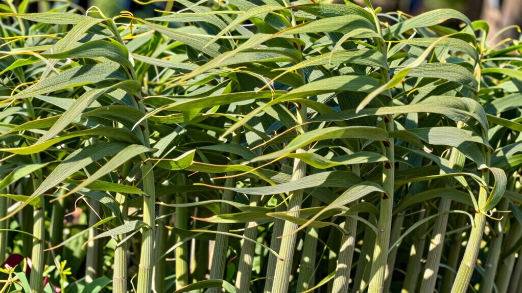 plants develop stronger stems