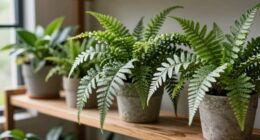 rare ferns in indoor collections