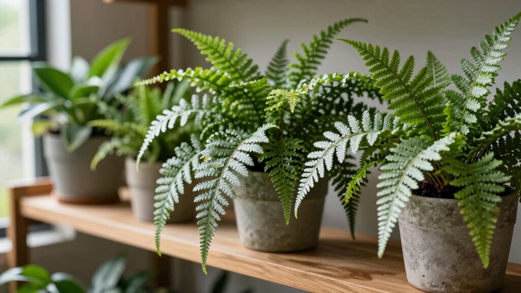 rare ferns in indoor collections