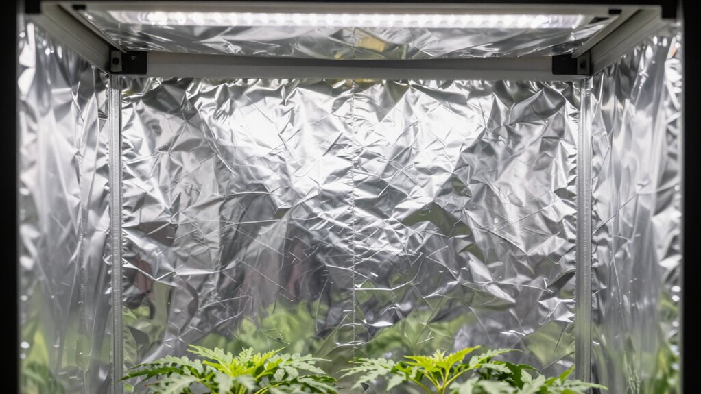 reflective interior enhances growth