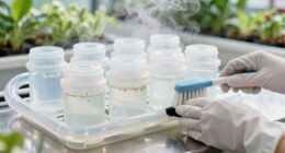 sanitize hydroponic tools properly