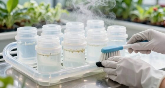 sanitize hydroponic tools properly