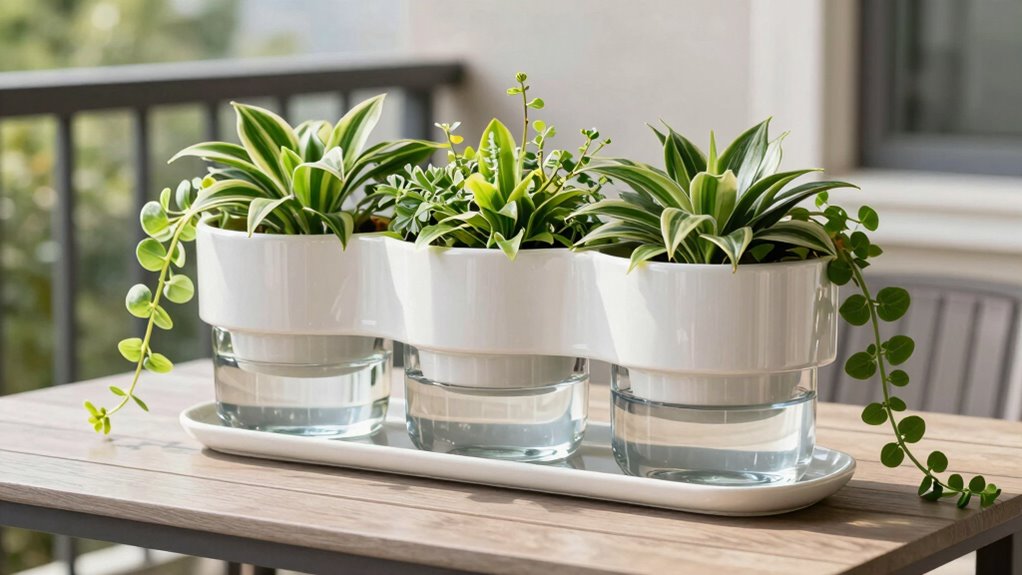 self watering plant care convenience