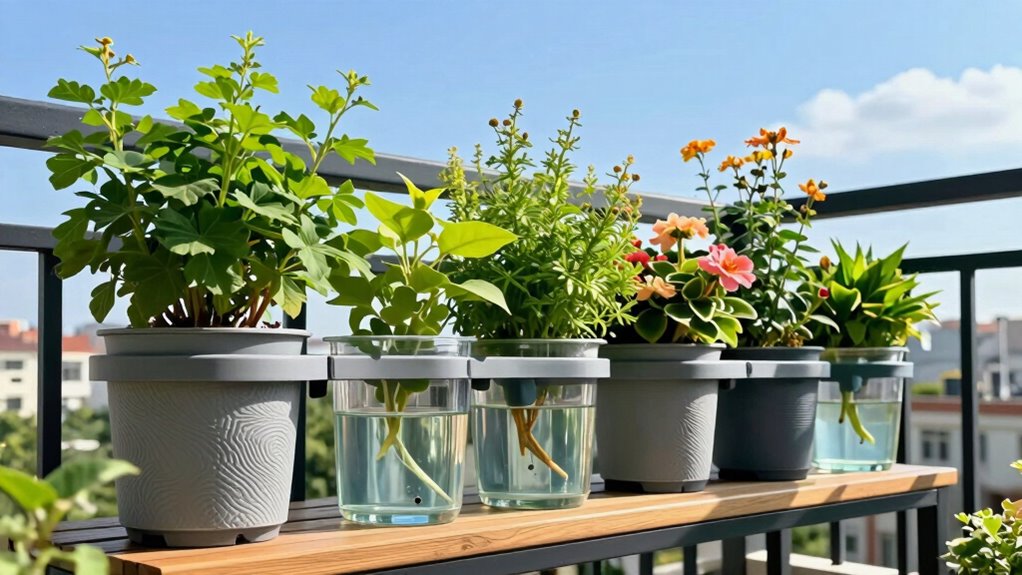 self watering pots improve plant hydration